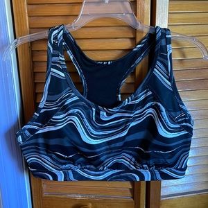 Marble Pattern Xersion Sports Bra